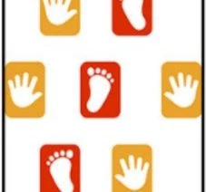 Merkloos Beweegspel Vloerstickers - Hinkelspel - Motoriek Speelgoed - Hinkelpad Stickers - Sport En Spel - Blijderij