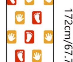 Merkloos Beweegspel Vloerstickers - Hinkelspel - Motoriek Speelgoed - Hinkelpad Stickers - Sport En Spel - Blijderij -Vloerspellen Verkoop 325x840