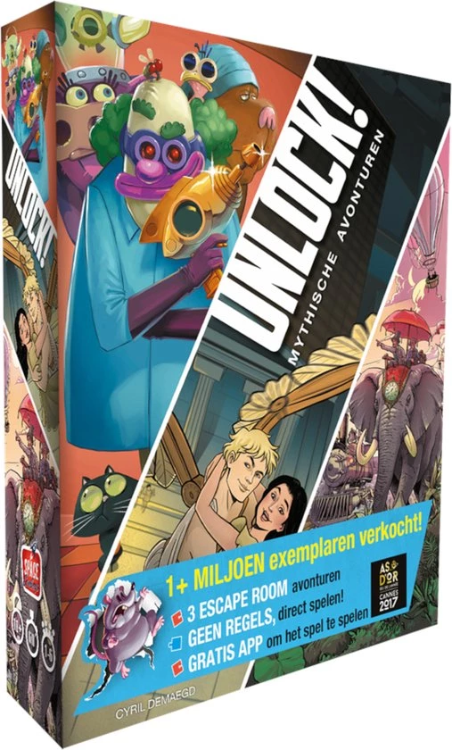 Space Cowboys Unlock! 8 Mythische Avonturen - Escape Room Spel 1 Space Cowboys Unlock! 8 Mythische Avonturen - Escape Room Spel