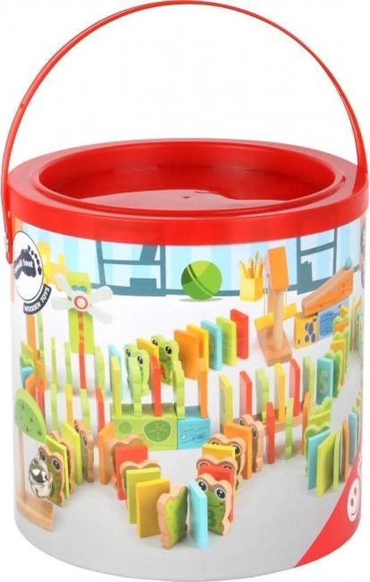 Small Foot Company Smallfoot: Houten Speelgoed Dominobaan "Domino-rally Kikkers" 2 Small Foot Company Smallfoot: Houten Speelgoed Dominobaan "Domino-rally Kikkers" - Afbeelding 2