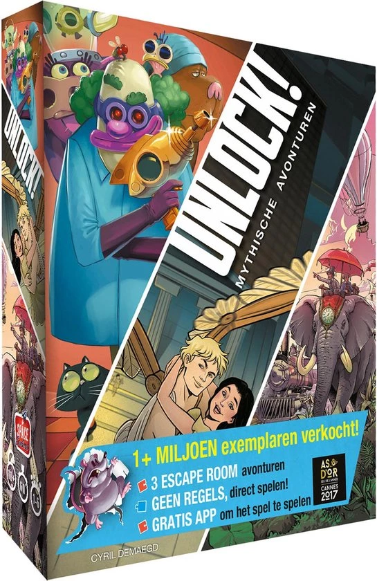 Space Cowboys Unlock! 8 Mythische Avonturen - Escape Room Spel 7 Space Cowboys Unlock! 8 Mythische Avonturen - Escape Room Spel - Afbeelding 7