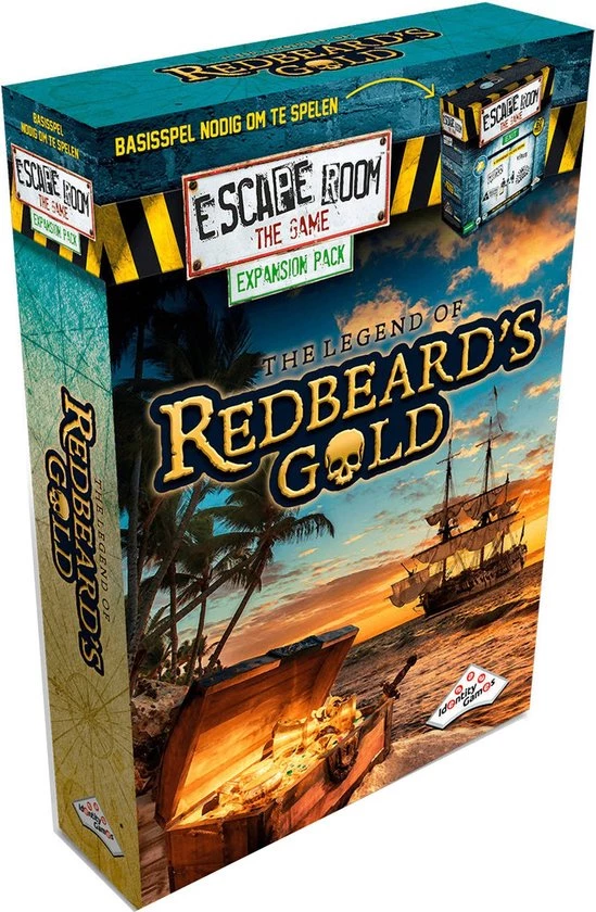 Identity Games Escape Room The Game Uitbreidingsset The Legend Of Redbeard's Gold 3 Identity Games Escape Room The Game Uitbreidingsset The Legend Of Redbeard's Gold - Afbeelding 3