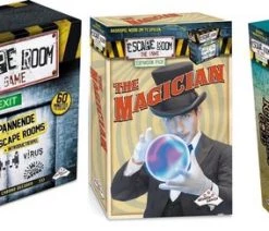 Merkloos Spellenbundel - Escape Room - 3 Stuks - Basisspel & Uitbreidingen The Magician & Redbeard's Gold