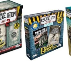 Merkloos Spellenbundel - Escape Room - 3 Stuks - Basisspel 2 & Uitbreidingen Mad House & Redbeard's Gold