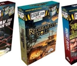 Identity Games Uitbreidingsbundel - 3 Stuks - Escape Room - Redbeard's Gold & The Break-in & Secret Agent