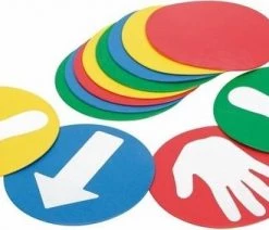 Gymnic Educ'O'Disks Educatieve Markering Schijven Set 12 Stuks