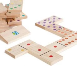 BS Toys Domino - Gekleurd - Extra Groot