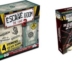 Merkloos Spellenbundel - Escape Room - 2 Stuks - The Game Basisspel 2 & Uitbreiding Break-in