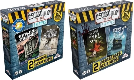 Identity Games Uitbreidingsbundel - Escape Room - 2 Stuks - Uitbreiding Mad House & Uitbreiding 2 Player Horror 1 Identity Games Uitbreidingsbundel - Escape Room - 2 Stuks - Uitbreiding Mad House & Uitbreiding 2 Player Horror
