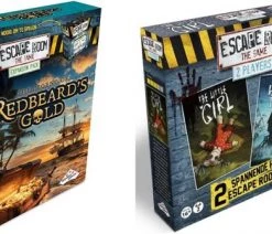 Merkloos Escape Room Uitbreidingsbundel - 2 Stuks - Uitbreiding Redbeard's Gold & Uitbreiding 2 Player Horror