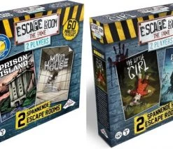 Merkloos Escape Room Uitbreidingsbundel - 2 Stuks - Uitbreiding Mad House & Uitbreiding 2 Player Horror