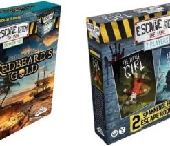 Identity Games Uitbreidingsbundel - Escape Room - 2 Stuks - Uitbreiding Redbeard's Gold & Uitbreiding 2 Player Horror