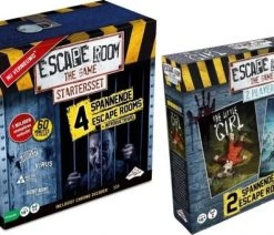 Identity Games Spellenbundel - Escape Room - 2 Stuks - The Game Basisspel & Uitbreiding 2 Player: Horror