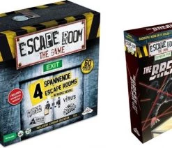 Merkloos Spellenbundel - Escape Room - 2 Stuks - The Game Basisspel & Uitbreiding The Break-in