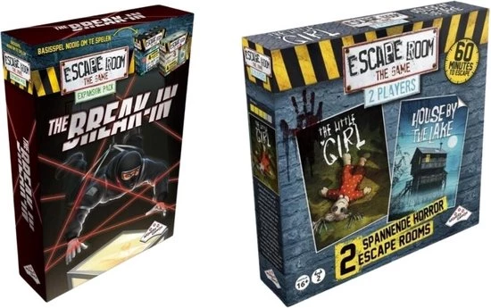 Identity Games Uitbreidingsbundel - Escape Room - 2 Stuks - Uitbreiding The Break-In & Uitbreiding 2 Player Horror 1 Identity Games Uitbreidingsbundel - Escape Room - 2 Stuks - Uitbreiding The Break-In & Uitbreiding 2 Player Horror