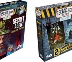 Identity Games Uitbreidingsbundel - Escape Room - 2 Stuks - Uitbreiding Secret Agent & Uitbreiding 2 Player Horror