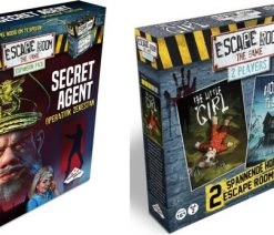 Merkloos Escape Room Uitbreidingsbundel - 2 Stuks - Uitbreiding Secret Agent & Uitbreiding 2 Player Horror