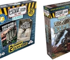 Identity Games Uitbreidingsbundel - Escape Room - 2 Stuks - Uitbreiding Mad House & Uitbreiding Wild West