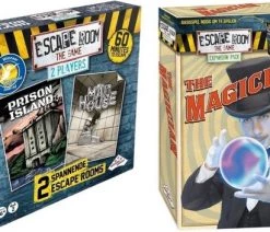 Identity Games Uitbreidingsbundel - Escape Room - 2 Stuks - Uitbreiding Mad House & Uitbreiding Magacian