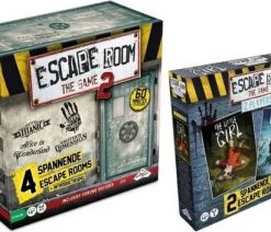 Identity Games Spellenbundel - Escape Room - 2 Stuks - The Game Basisspel 2 & Uitbreiding 2 Player: Horror