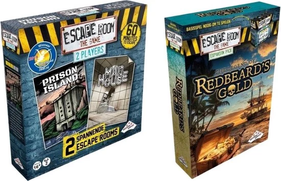 Identity Games Uitbreidingsbundel - Escape Room - 2 Stuks - Uitbreiding Mad House & Uitbreiding Redbeard's Gold 1 Identity Games Uitbreidingsbundel - Escape Room - 2 Stuks - Uitbreiding Mad House & Uitbreiding Redbeard's Gold