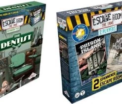 Identity Games Uitbreidingsbundel - Escape Room - 2 Stuks - Uitbreiding The Dentist & Uitbreiding Mad House