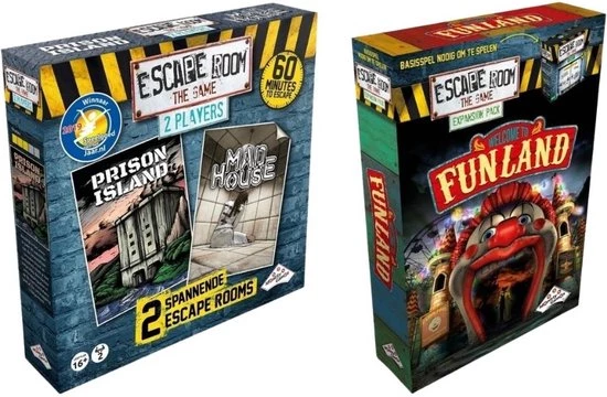 Identity Games Uitbreidingsbundel - Escape Room - 2 Stuks - Uitbreiding Funland & Uitbreiding Mad House 1 Identity Games Uitbreidingsbundel - Escape Room - 2 Stuks - Uitbreiding Funland & Uitbreiding Mad House
