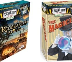 Merkloos Escape Room Uitbreidingsbundel - 2 Stuks - Uitbreiding Magician & Uitbreiding Redbeard's Gold
