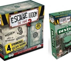 Merkloos Spellenbundel - Escape Room - 2 Stuks - The Game Basisspel 2 & Uitbreiding The Dentist