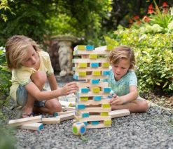 BS Toys Grote Toren Spel - Toren Bouwen Speelgoed - Balanstoren - Stapeltoren - Kinderspeelgoed Vanaf 3 Jaar -Vloerspellen Verkoop 550x366 16
