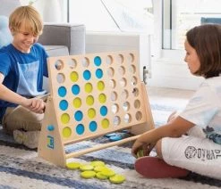 BS Toys 4 Bij Elkaar - Strategisch Spel Vanaf 6 Jaar - Geschikt Voor 2 Spelers - Groen/Blauw -Vloerspellen Verkoop 550x366 27