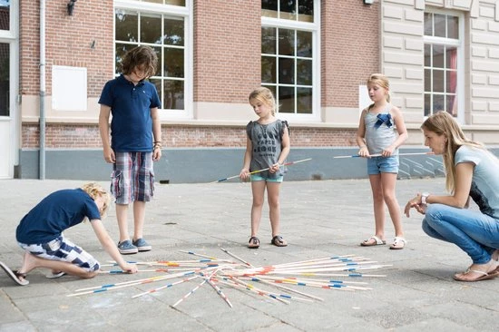 BS Mikado - Grote Stokken - Hout - Buitenspeelgoed - Familiespel 1 BS Mikado - Grote Stokken - Hout - Buitenspeelgoed - Familiespel