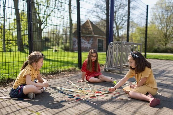 BS Mikado - Grote Stokken - Hout - Buitenspeelgoed - Familiespel 9 BS Mikado - Grote Stokken - Hout - Buitenspeelgoed - Familiespel - Afbeelding 9