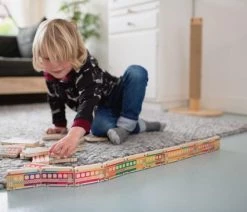 BS Domino Treinen - Hout - Vanaf 3 Jaar - Educatief -Vloerspellen Verkoop 550x366 7