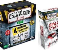 Merkloos Spellenbundel - Escape Room - 2 Stuks - The Game Basisspel & Uitbreiding Space Station