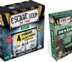 Merkloos Spellenbundel - Escape Room - 2 Stuks - The Game Basisspel & Uitbreiding The Dentist