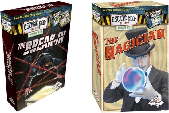 Identity Games Uitbreidingsbundel - Escape Room - 2 Stuks - Uitbreiding Magician & Uitbreiding The Break-In 1 Identity Games Uitbreidingsbundel - Escape Room - 2 Stuks - Uitbreiding Magician & Uitbreiding The Break-In