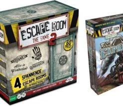 Identity Games Spellenbundel - Escape Room - 2 Stuks - The Game Basisspel 2 & Uitbreiding Wild West Express
