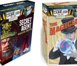Merkloos Escape Room Uitbreidingsbundel - 2 Stuks - Uitbreiding Magician & Uitbreiding Secret Agent