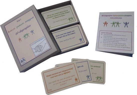 Merkloos 60-dagenplan Samen Pesten Stoppen - Maak Je Kind (12+) Weerbaar Tegen Pesten 1 Merkloos 60-dagenplan Samen Pesten Stoppen - Maak Je Kind (12+) Weerbaar Tegen Pesten