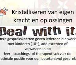 Merkloos Gesprekskaarten 'Deal With It!' -Vloerspellen Verkoop 550x387 2