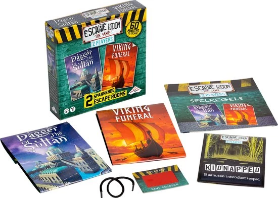 Identity Games Escape Room The Game Voor 2 Spelers - Dagger Of The Sultan & Viking Funeral - Breinbreker 2 Identity Games Escape Room The Game Voor 2 Spelers - Dagger Of The Sultan & Viking Funeral - Breinbreker - Afbeelding 2