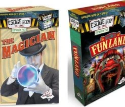 Merkloos Escape Room Uitbreidingsbundel - 2 Stuks - Uitbreiding Funland & Uitbreiding Magician