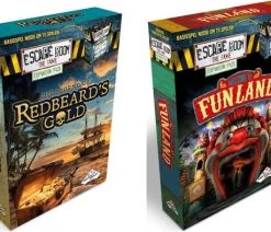 Merkloos Escape Room Uitbreidingsbundel - 2 Stuks - Uitbreiding Funland & Uitbreiding Redbeard's Gold