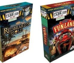 Identity Games Uitbreidingsbundel - Escape Room - 2 Stuks - Uitbreiding Funland & Uitbreiding Redbeard's Gold