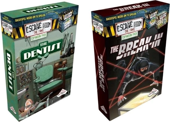 Identity Games Uitbreidingsbundel - Escape Room - 2 Stuks - Uitbreiding The Dentist & Uitbreiding The Break-In 1 Identity Games Uitbreidingsbundel - Escape Room - 2 Stuks - Uitbreiding The Dentist & Uitbreiding The Break-In