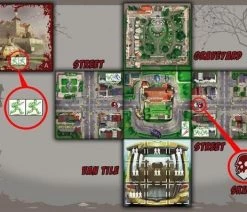 Queen Games Escape Zombie City -Vloerspellen Verkoop 550x397 9