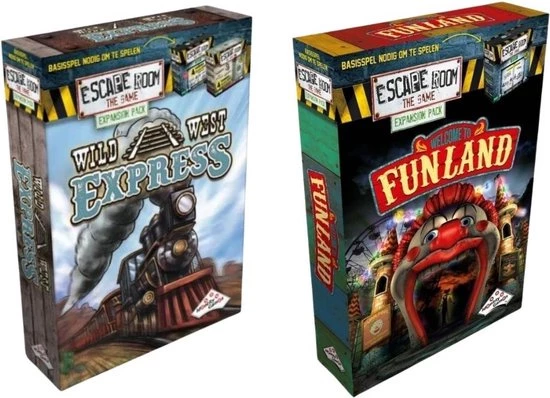 Identity Games Uitbreidingsbundel - Escape Room - 2 Stuks - Uitbreiding Funland & Uitbreiding Wild West 1 Identity Games Uitbreidingsbundel - Escape Room - 2 Stuks - Uitbreiding Funland & Uitbreiding Wild West