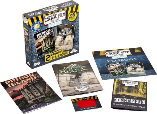 Identity Games Uitbreidingsbundel - Escape Room - 2 Stuks - Uitbreiding Mad House & Uitbreiding 2 Player Horror 3 Identity Games Uitbreidingsbundel - Escape Room - 2 Stuks - Uitbreiding Mad House & Uitbreiding 2 Player Horror - Afbeelding 3