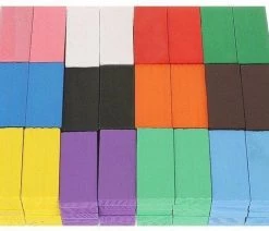 Nagtegaal Design Kleurrijke Domino Stenen Speelset Met Leuke Extra's - Hout 1131 Delig -Vloerspellen Verkoop 550x411